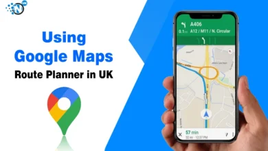 Using Google Maps Route Planner in UK