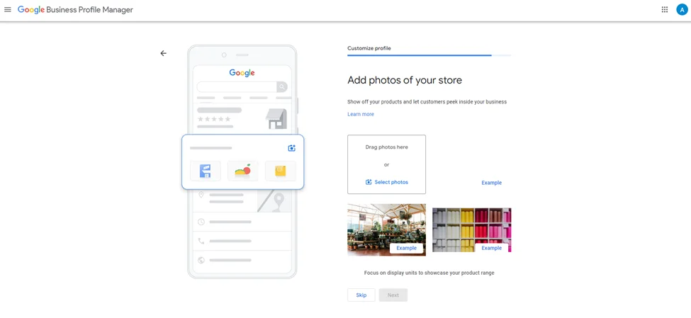 Google my business photos