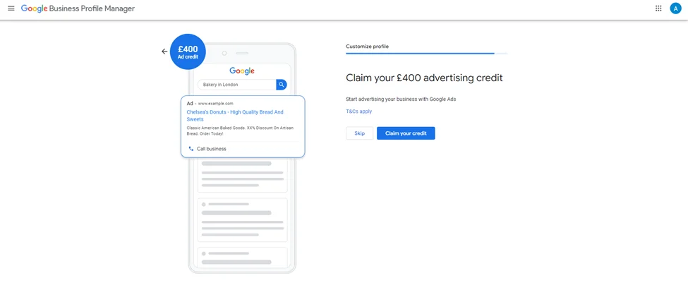 Google my business UK