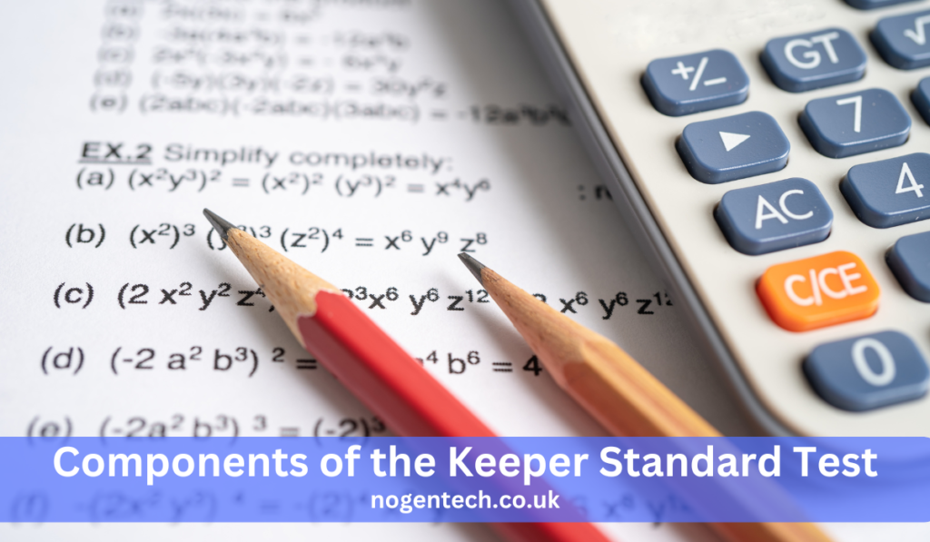 Components of the Keeper Standard Test